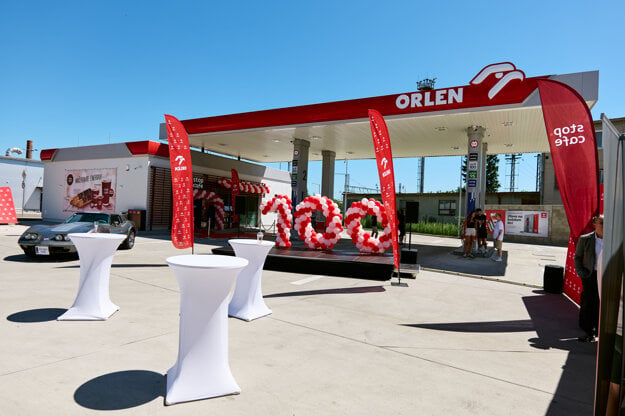 Čerpacia stanica ORLEN na ulici Malinovského 6689/36c v Novom Meste nad Váhom (zdroj: ORLEN)