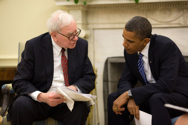 Warren Buffett s Barackom Obamom.