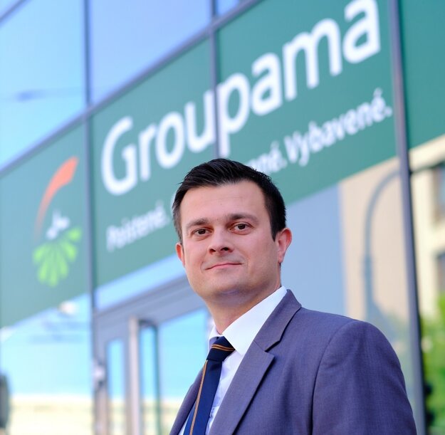 Ladislav Gajdoschik, riaditeľ poisťovne Groupama.