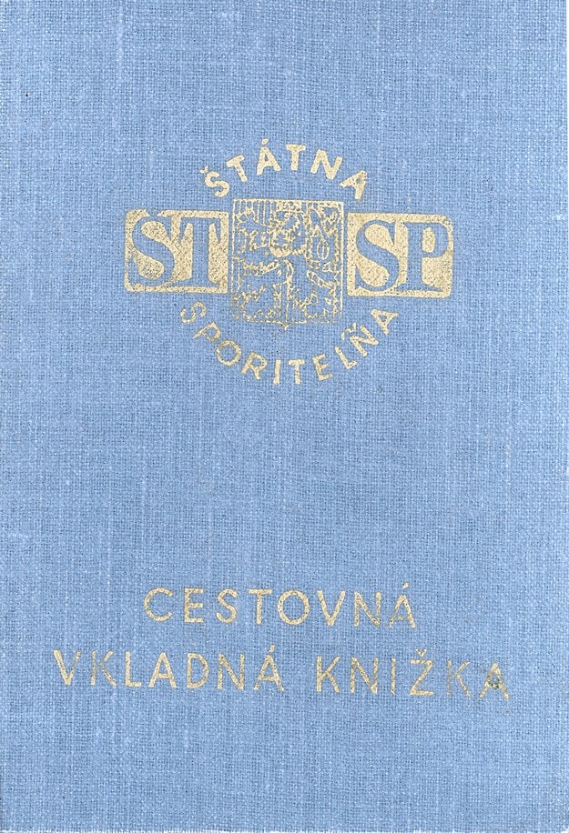 Cestovná vkladná knižka Štátnej sporiteľne (zdroj: NBS)