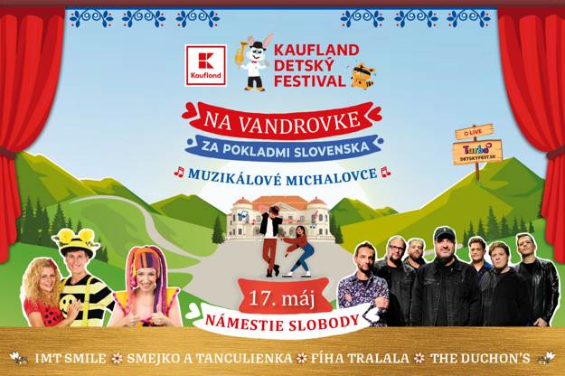 Na Kaufland Detskom festivale sa zabavia všetky generácie, aj vy ste pozvaní (zdroj: Kaufland)