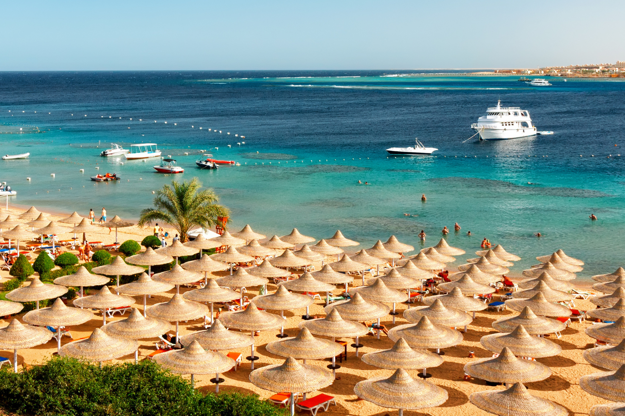Obľúbená dovolenková oblasť je záliv Makadi Bay pri Hurghade. Zdroj: Shutterstock.com