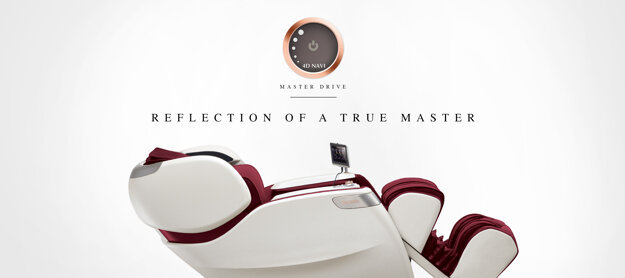 Masážne kreslo Ogawa Master Drive 4D (zdroj:  www.masaznekresla.com)