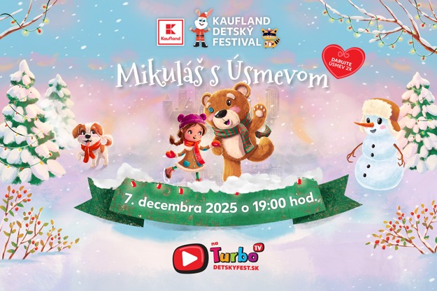 Mikulášsky Kaufland Detský festival do každej obývačky prinesie zábavu a sviatočnú atmosféru  (zdroj: Kaufland)