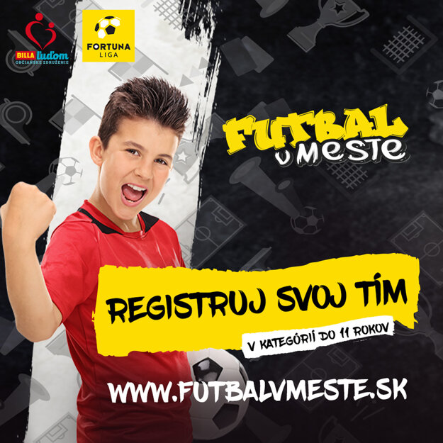 Tímy sa môžu zaregistrovať na www.futbalvmeste.sk