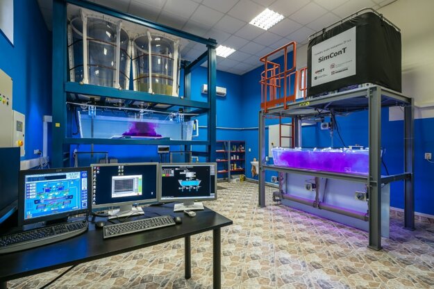 Laboratórium simulácie procesov prúdenia. (zdroj: FOTO: FMMR TUKE)