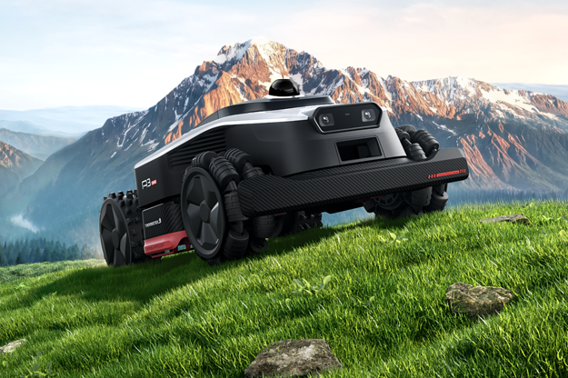 Robotické kosačky zo série Dreame A3 AWD si poradia aj s náročným terénom. Foto: Dreame