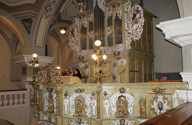 Organ v kostole sv. Mikuláša v Prešove.
