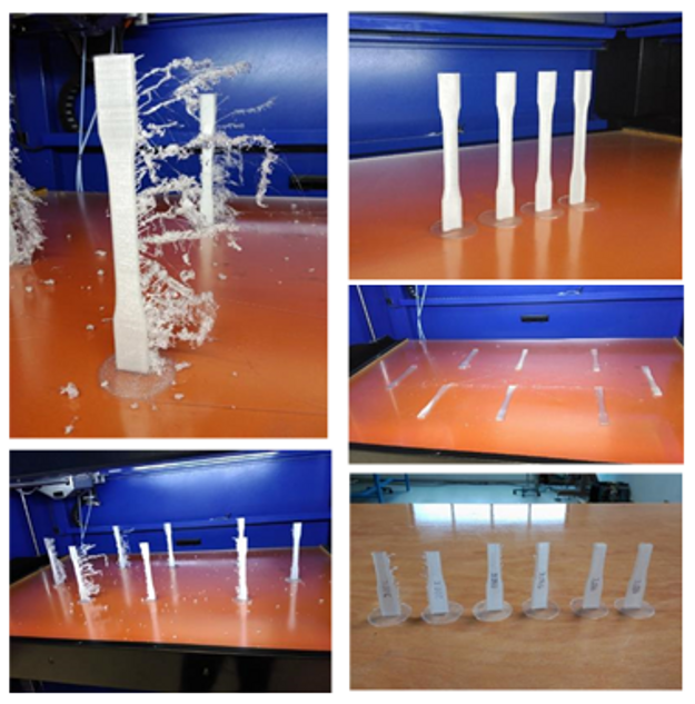 Tlač 3D vzoriek v laboratóriu Mondragom University v Španielsku.