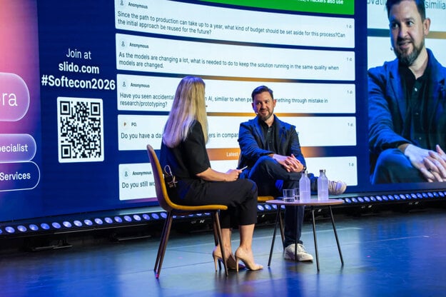 Tomáš Sýkora, Principal GenAI GTM Specialist, AWS, poukázal ako AI posunie produkciu smerom k expertným generalistom podporovaným špecializovanými AI agentmi (zdroj: SOFTEC)