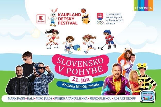 Nábrežie Dunaja bude vďaka Kaufland Detskému festivalu plné aktivít, medzi ktorými si každý nájde svoju obľúbenú disciplínu (zdroj: Kaufland)