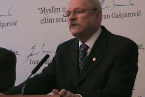 Gašparovič odštartoval predvolebnú kampaň